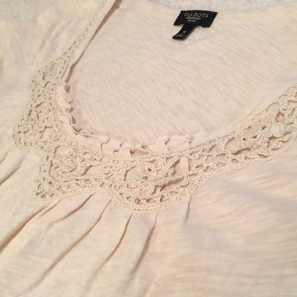 Talbots Lacy Tee - Picture 6 of 6